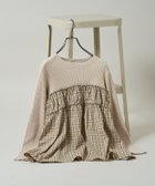 【フリークスストア/FREAK'S STORE】のアーミーリブ チェック ドッキングロンT 25AW 人気、トレンドファッション・服の通販 founy(ファニー) ファッション Fashion レディースファッション Fashion for Women トップス・カットソー Cut & Sew Tops ロングTシャツ・Tシャツ Longline T-Shirts & Tees 2025年 2025 2025-2026秋冬・A/W Autumn/Winter 2025–26 AW25–26 冬 Winter / This Winter チェック Check, Plaid, Tartan ドッキング Docking, Mixed Material 秋 Autumn A/W・秋冬 Autumn/Winter thumbnail オフホワイト|ID: prp329100004647244 ipo3291000000033958969
