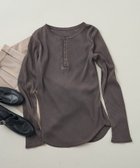 【フリークスストア/FREAK'S STORE】のアーミーリブ ヘンリーロンT 25AW 人気、トレンドファッション・服の通販 founy(ファニー) ファッション Fashion レディースファッション Fashion for Women トップス・カットソー Cut & Sew Tops ロングTシャツ・Tシャツ Longline T-Shirts & Tees 2025年 2025 2025-2026秋冬・A/W Autumn/Winter 2025–26 AW25–26 冬 Winter / This Winter インナー Innerwear フィット Fit, Slim Fit ミリタリー Military, Army Style A/W・秋冬 Autumn/Winter thumbnail ブラウン|ID: prp329100004647246 ipo3291000000034119852