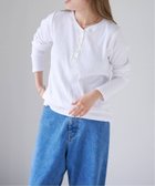 【アウトドアプロダクツ ユージュアルシングス/OUTDOOR PRODUCTS Usual Things】のリブヘンリーネックTEE ホワイト|ID: prp329100004647257 ipo3291000000033546503