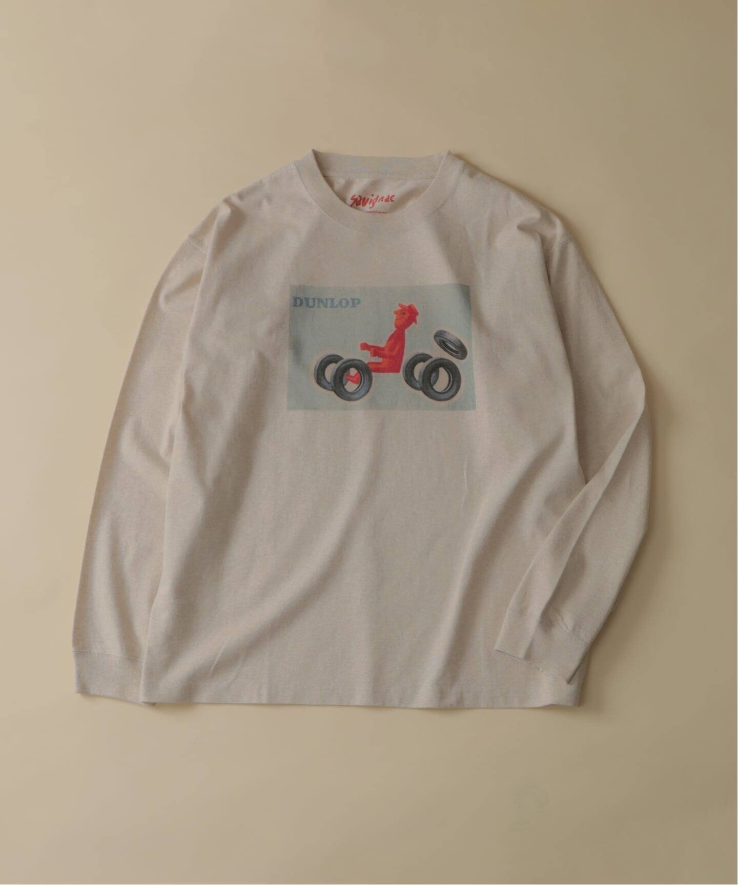 【エディフィス/EDIFICE】のSAVIGNAC (サヴィニャック) 別注 French Company プリント ロングスリーブ Tシャツ 人気、トレンドファッション・服の通販 founy(ファニー) 　ファッション　Fashion　レディースファッション　Fashion for Women　トップス・カットソー　Cut & Sew Tops　シャツ・ブラウス・オフィスカジュアル　Elegant Blouses & Button-Ups　ロングTシャツ・Tシャツ　Longline T-Shirts & Tees　シンプル　Simple, Minimal　スリーブ　Sleeve, Long Sleeve / Short Sleeve　フランス　France, French　プリント　Print, Printed Pattern　別注　Limited Edition, Custom Order　モチーフ　Motif, Design Theme　ロング　Long, Long-Length　ワーク　Workwear, Utility Style　おすすめ　Recommended / Our Picks　2025年　2025　2025-2026秋冬・A/W　Autumn/Winter 2025–26 AW25–26　 other-1|ID: prp329100004647267 ipo3291000000033546539