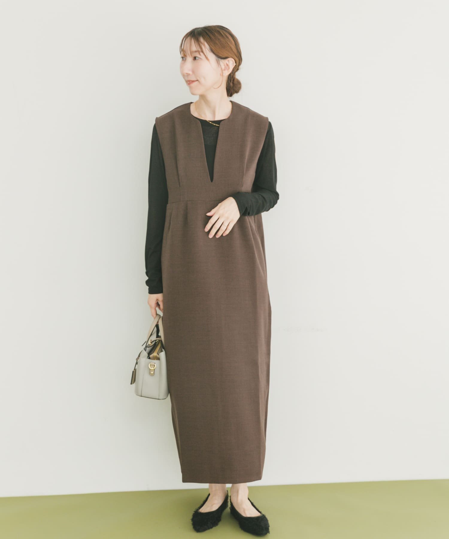 【アイテムズアーバンリサーチ/ITEMS URBAN RESEARCH】のインナーセットジャンパースカート インテリア・キッズ・メンズ・レディースファッション・服の通販 founy(ファニー) 　ファッション　Fashion　レディースファッション　Fashion for Women　スカート　Skirts　2025年　2025　2025-2026秋冬・A/W　Autumn/Winter 2025–26 AW25–26　冬　Winter / This Winter　インナー　Innerwear　洗える　Machine Washable　A/W・秋冬　Autumn/Winter　BRN|ID: prp329100004647282 ipo3291000000033546671