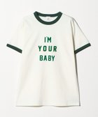【ビューティ&ユース ユナイテッドアローズ/BEAUTY&YOUTH / UNITED ARROWS】の6(ROKU) I M YOUR BABY T-SHIRT 2025/Tシャツ 人気、トレンドファッション・服の通販 founy(ファニー) ファッション Fashion レディースファッション Fashion for Women トップス・カットソー Cut & Sew Tops シャツ・ブラウス・オフィスカジュアル Elegant Blouses & Button-Ups ロングTシャツ・Tシャツ Longline T-Shirts & Tees アメリカン American Style シンプル Simple, Minimal ヴィンテージ Vintage Style thumbnail WHITE|ID: prp329100004647304 ipo3291000000033546917