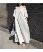 【コーナーズ/CORNERS】のナイロンタフタオフショルワンピース 人気、トレンドファッション・服の通販 founy(ファニー) ファッション Fashion レディースファッション Fashion for Women ワンピース Dresses thumbnail エクリュ|ID: prp329100004647315 ipo3291000000033547070