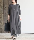【アールピーエス/rps】のランタンスリーブカットワンピース 人気、トレンドファッション・服の通販 founy(ファニー) ファッション Fashion レディースファッション Fashion for Women ワンピース Dresses シンプル Simple, Minimal スリーブ Sleeve, Long Sleeve / Short Sleeve ポケット Pocket, Pocket Detail リゾート Resort, Vacation Style thumbnail チャコールグレー|ID: prp329100004647321 ipo3291000000033547179