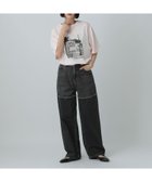 【ローリーズファーム/LOWRYS FARM】のモノクロフォトTEE ピンク|ID: prp329100004647327 ipo3291000000033547236