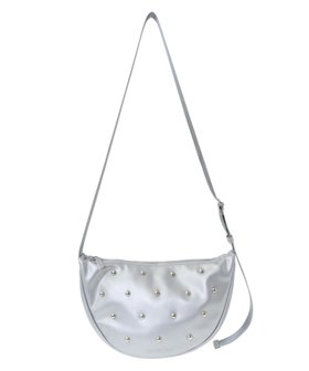 【コンバーストウキョウ/CONVERSE TOKYO】のSTUDS MOON SHOULDER BAG 人気、トレンドファッション・服の通販 founy(ファニー) ファッション Fashion レディースファッション Fashion for Women バッグ Bags おすすめ Recommended / Our Picks ギフト プレゼント Gift / Present サークル Circle, Round Design ショルダー Shoulder, Shoulder Strap スタッズ Studs, Metal Accents ハーフ Half, Half-Length ポケット Pocket, Pocket Detail エレガント 上品 Elegant 財布 Wallet, Purse |ID:prp329100004647341