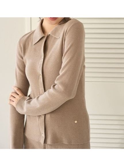 【スナイデル ホーム/SNIDEL HOME】のニットシャツカーディガン インテリア・キッズ・メンズ・レディースファッション・服の通販 founy(ファニー) 　ファッション　Fashion　レディースファッション　Fashion for Women　トップス・カットソー　Cut & Sew Tops　ニット　Knit Tops & Sweaters　カーディガン・羽織り　Layered Style Cardigans　シャツ・ブラウス・オフィスカジュアル　Elegant Blouses & Button-Ups　おすすめ　Recommended / Our Picks　お家時間・ステイホーム　Stay Home / At Home　カーディガン　Cardigan, Knitwear　コイン　Coin, Coin Design　シンプル　Simple, Minimal　チャーム　Charm, Pendant　トレンド　Trend, Trending Now　リブニット　Rib Knit, Ribbed Knit　ロング　Long, Long-Length　BRW[058]|ID: prp329100004647360 ipo3291000000033547643