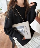 【アンドミー/andme】の天竺編み ボックスシルエット 長袖 ニットトップス 人気、トレンドファッション・服の通販 founy(ファニー) ファッション Fashion レディースファッション Fashion for Women トップス・カットソー Cut & Sew Tops ニット Knit Tops & Sweaters おすすめ Recommended / Our Picks シンプル Simple, Minimal スリット Slit, Slit Detail トレンド Trend, Trending Now ボックス Boxy, Box Shape 長袖 Long Sleeve, Full Sleeve thumbnail ブラック|ID: prp329100004647372 ipo3291000000033547785