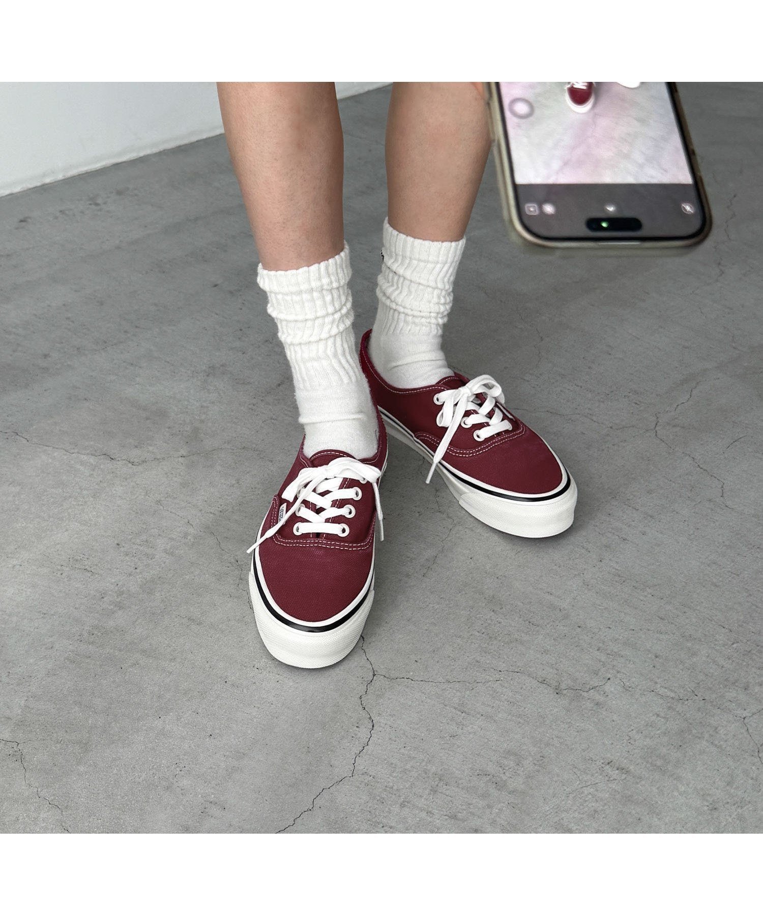 【キャナルジーン/CANAL JEAN】のVANS LX Authentic 44/VN000EBN 人気、トレンドファッション・服の通販 founy(ファニー) 　ファッション　Fashion　レディースファッション　Fashion for Women　インソール　Shoe Insole　カリフォルニア　California, Cali Style　キャンバス　Canvas, Canvas Fabric　シューズ　Shoes, Footwear　シンプル　Simple, Minimal　スニーカー　Sneakers, Trainers　スポーツ　Sports, Activewear　フォーム　Form　ワンポイント　One Point, Statement Accent　 other-1|ID: prp329100004647383 ipo3291000000033547979