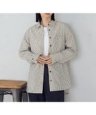 【コムサイズム/COMME CA ISM】のサッカーストライプシャツ 人気、トレンドファッション・服の通販 founy(ファニー) ファッション Fashion レディースファッション Fashion for Women トップス・カットソー Cut & Sew Tops シャツ・ブラウス・オフィスカジュアル Elegant Blouses & Button-Ups サッカー Seersucker, Summer Fabric ストライプ Stripe, Striped Pattern デニム Denim, Jeans Material パイピング Piping, Trim Design ポケット Pocket, Pocket Detail ワンポイント One Point, Statement Accent thumbnail ベージュ|ID: prp329100004647391 ipo3291000000033548062