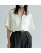 【リエディ/Re:EDIT】のポーラフレアスリーブ切り替え半袖ブラウス 人気、トレンドファッション・服の通販 founy(ファニー) ファッション Fashion レディースファッション Fashion for Women トップス・カットソー Cut & Sew Tops シャツ・ブラウス・オフィスカジュアル Elegant Blouses & Button-Ups シンプル Simple, Minimal スラックス Slacks, Dress Pants バランス Balance, Style Balance フレア Flare, Flared リラックス Relax, Relaxed Fit エレガント 上品 Elegant ビジネス 仕事 通勤 Business / Work / Commuting 半袖 Short Sleeve, Half Sleeve 夏 Summer thumbnail オフホワイト|ID: prp329100004647403 ipo3291000000033548173