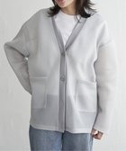 【ヴァンス エクスチェンジ/VENCE EXCHANGE】のシアーダンボールカーディガン 人気、トレンドファッション・服の通販 founy(ファニー) ファッション Fashion レディースファッション Fashion for Women トップス・カットソー Cut & Sew Tops カーディガン・羽織り Layered Style Cardigans おすすめ Recommended / Our Picks エアリー Airy Texture シアー Sheer, See-Through シンプル Simple, Minimal タンク Tank Top, Sleeveless Top デニム Denim, Jeans Material バランス Balance, Style Balance フォルム Silhouette, Form プリーツ Pleats, Pleated ワイド Wide, Wide Fit thumbnail グレー|ID: prp329100004647415 ipo3291000000033548241