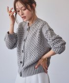 【ガール/GIRL】のメッシュ ニット カーディガン GRY|ID: prp329100004647419 ipo3291000000033548304