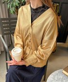【ロートレ アモン/LAUTRE AMONT】の【WEB限定】ラメニットカーディガン≪手洗い可能≫ キャメル|ID: prp329100004647431 ipo3291000000033548457