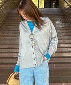【ロートレ アモン/LAUTRE AMONT】の【WEB限定】ラメニットカーディガン≪手洗い可能≫ ライトグレー|ID: prp329100004647431 ipo3291000000033548461