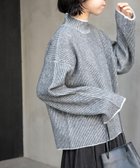 【アーバンリサーチ ドアーズ/URBAN RESEARCH DOORS】のFORK SPOON 両畦ストライプニット 人気、トレンドファッション・服の通販 founy(ファニー) ファッション Fashion レディースファッション Fashion for Women トップス・カットソー Cut & Sew Tops ニット Knit Tops & Sweaters 2024年 2024 2024-2025秋冬・A/W Autumn/Winter 2024–25 AW24–25 冬 Winter / This Winter ストライプ Stripe, Striped Pattern ハイネック High Neck, Mock Neck ベーシック Basic, Essential ロング Long, Long-Length ワイド Wide, Wide Fit 畦 Ribbed Knit A/W・秋冬 Autumn/Winter thumbnail GRYxOFF|ID: prp329100004647476 ipo3291000000033548901