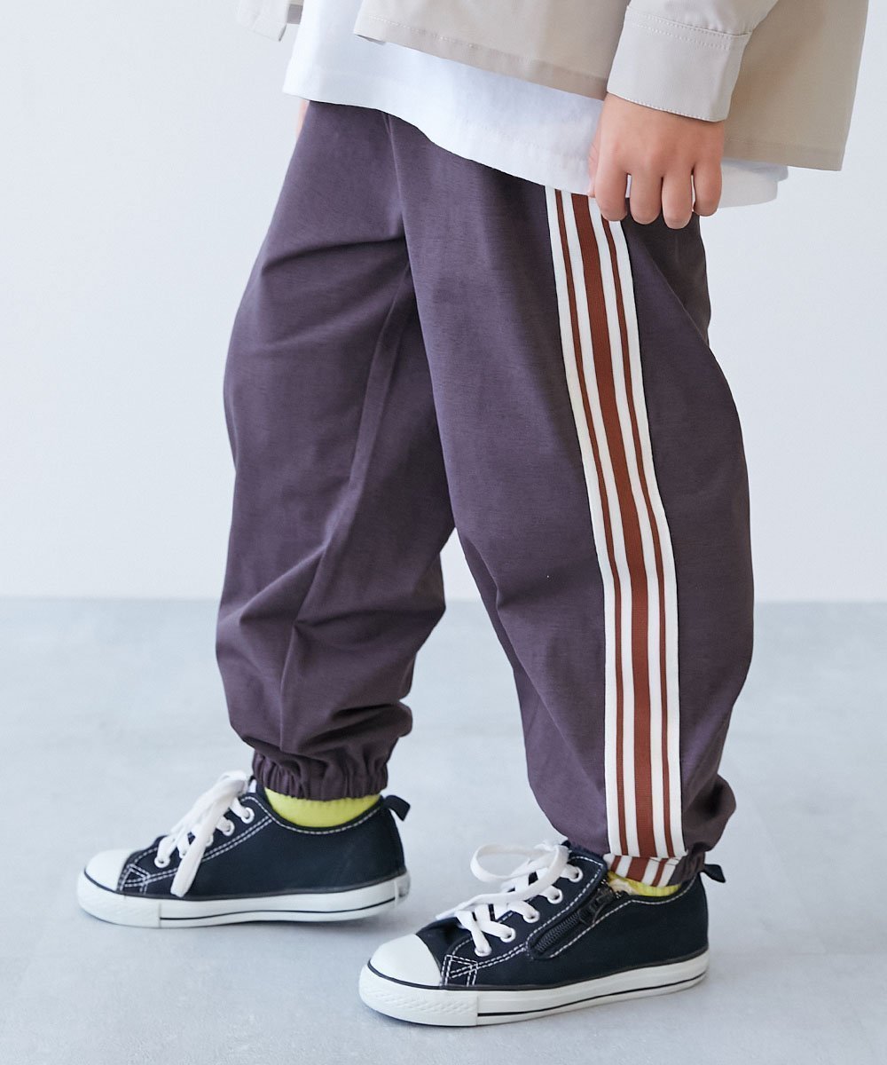 【デビロック/devirock / KIDS】の【イージーウォッシュ】乾燥機OK えらべるデザイン アソートパンツ スウェット 25AW インテリア・キッズ・メンズ・レディースファッション・服の通販 founy(ファニー) 　ファッション　Fashion　キッズファッション　Fashion for Kids　ボトムス　Bottoms　スウェット / スエット　Sweatshirt, Sweatwear　ストレッチ　Stretch, Stretchy Fabric　スニーカー　Sneakers, Trainers　トレンド　Trend, Trending Now　なめらか　Smooth, Silky Texture　おすすめ　Recommended / Our Picks　2025年　2025　2025-2026秋冬・A/W　Autumn/Winter 2025–26 AW25–26　003-ライン-パープルグレー|ID: prp329100004647509 ipo3291000000033636505