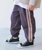 【デビロック/devirock / KIDS】の【イージーウォッシュ】乾燥機OK えらべるデザイン アソートパンツ スウェット 25AW 003-ライン-パープルグレー|ID: prp329100004647509 ipo3291000000034773656