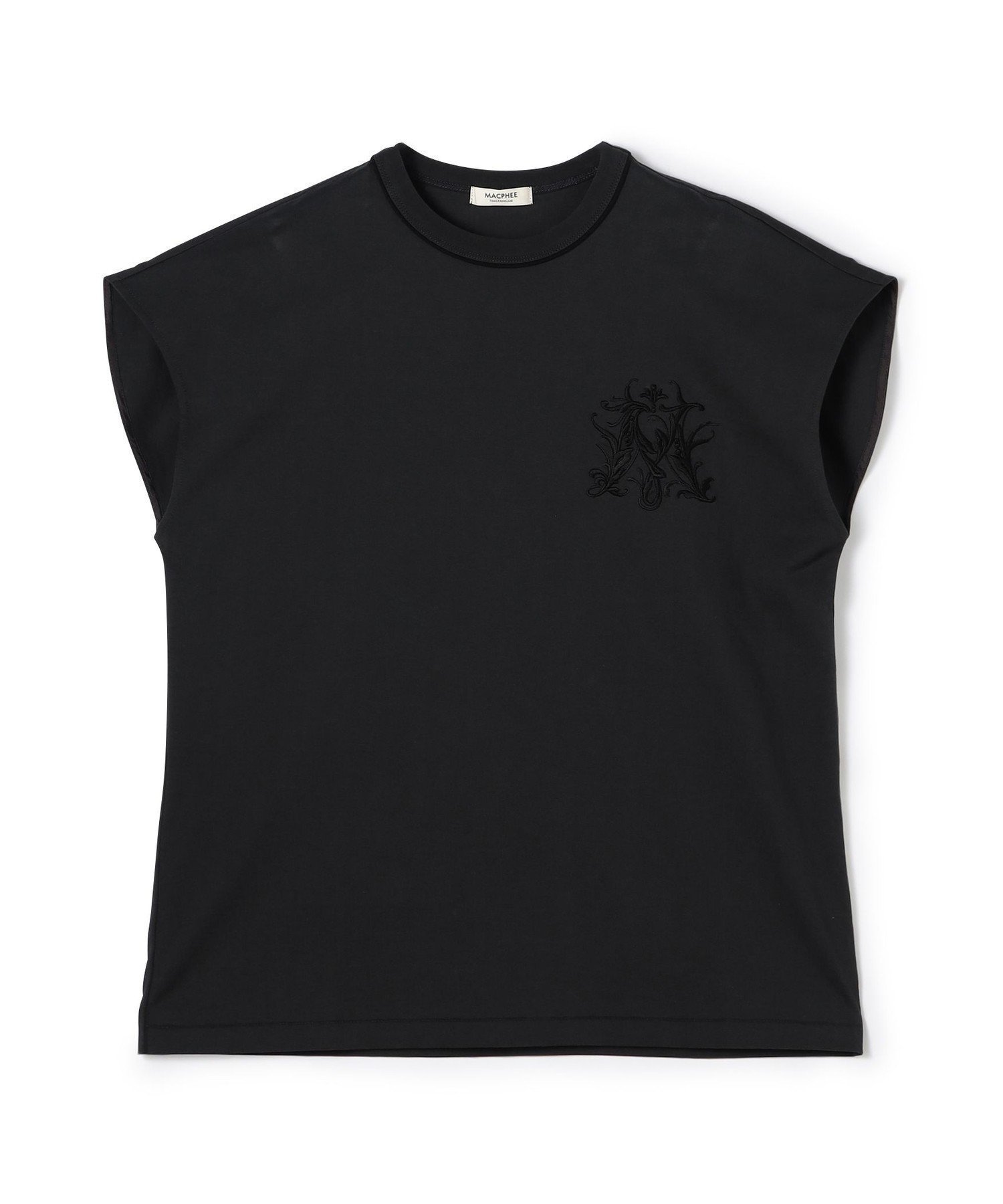 【トゥモローランド/TOMORROWLAND】のコットンジャージー エンブレムTシャツ インテリア・キッズ・メンズ・レディースファッション・服の通販 founy(ファニー) 　ファッション　Fashion　レディースファッション　Fashion for Women　トップス・カットソー　Cut & Sew Tops　シャツ・ブラウス・オフィスカジュアル　Elegant Blouses & Button-Ups　ロングTシャツ・Tシャツ　Longline T-Shirts & Tees　インナー　Innerwear　カーディガン　Cardigan, Knitwear　クラシック　Classic, Timeless Style　ジャケット　Jacket, Outerwear　ビンテージ　Vintage, Retro Style　リラックス　Relax, Relaxed Fit　19 ブラック|ID: prp329100004647511 ipo3291000000033935745
