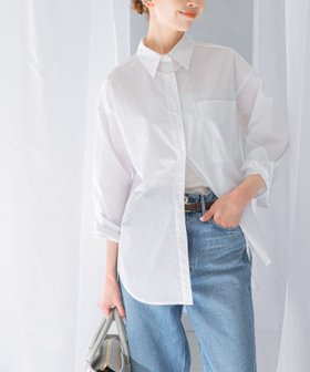 【アーバンリサーチ ロッソ/URBAN RESEARCH ROSSO】のレギュラーカラーオーバーシャツ 人気、トレンドファッション・服の通販 founy(ファニー) ファッション Fashion レディースファッション Fashion for Women トップス・カットソー Cut & Sew Tops シャツ・ブラウス・オフィスカジュアル Elegant Blouses & Button-Ups 2025年 2025 2025春夏・S/S Spring/Summer 2025 SS25 インナー Innerwear カフス Cuff Design シンプル Simple, Minimal スリット Slit, Slit Detail タンク Tank Top, Sleeveless Top デコルテ Décolleté, Neckline ヘムライン Hemline, Bottom Cut 今季 This Season, Current Season 夏 Summer S/S・春夏 SS, Spring/Summer, Warm Season |ID:prp329100004647523