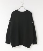 【ローリーズファーム/LOWRYS FARM】の2WAYハイショクステッチプルオーバー ブラック|ID:prp329100004647546