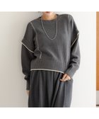 【ローリーズファーム/LOWRYS FARM】の2WAYハイショクステッチプルオーバー グレー|ID:prp329100004647546