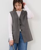 【マイカ ディール/MICA & DEAL】の吸水速乾/防シワ-ノーカラーベスト セットアップ対応 人気、トレンドファッション・服の通販 founy(ファニー) ファッション Fashion レディースファッション Fashion for Women アウター Coat / Outerwear Collection トップス・カットソー Cut & Sew Tops ベスト&ジレ / 重ね着スタイル Vests & Gilets インナー Innerwear 吸水 Absorbent, Quick-Dry シェイプ Shape, Slim Fit セットアップ Set-Up, Coordinated Outfit ノースリーブ Sleeveless, No-Sleeve ベスト Vest, Waistcoat おすすめ Recommended / Our Picks thumbnail GRAY|ID: prp329100004647578 ipo3291000000033549734