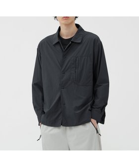 【マーガレット ハウエル/MARGARET HOWELL / MEN】のRECYCLE NYLON LIGHT POPLIN SHIRT 人気、トレンドファッション・服の通販 founy(ファニー) ファッション Fashion メンズファッション Fashion for Men コレクション Collection, Seasonal Line ブルゾン Blouson, Bomber Jacket ポケット Pocket, Pocket Detail マーガレット Marguerite, Daisy Pattern 軽量 Lightweight, Ultra Light |ID:prp329100004647599