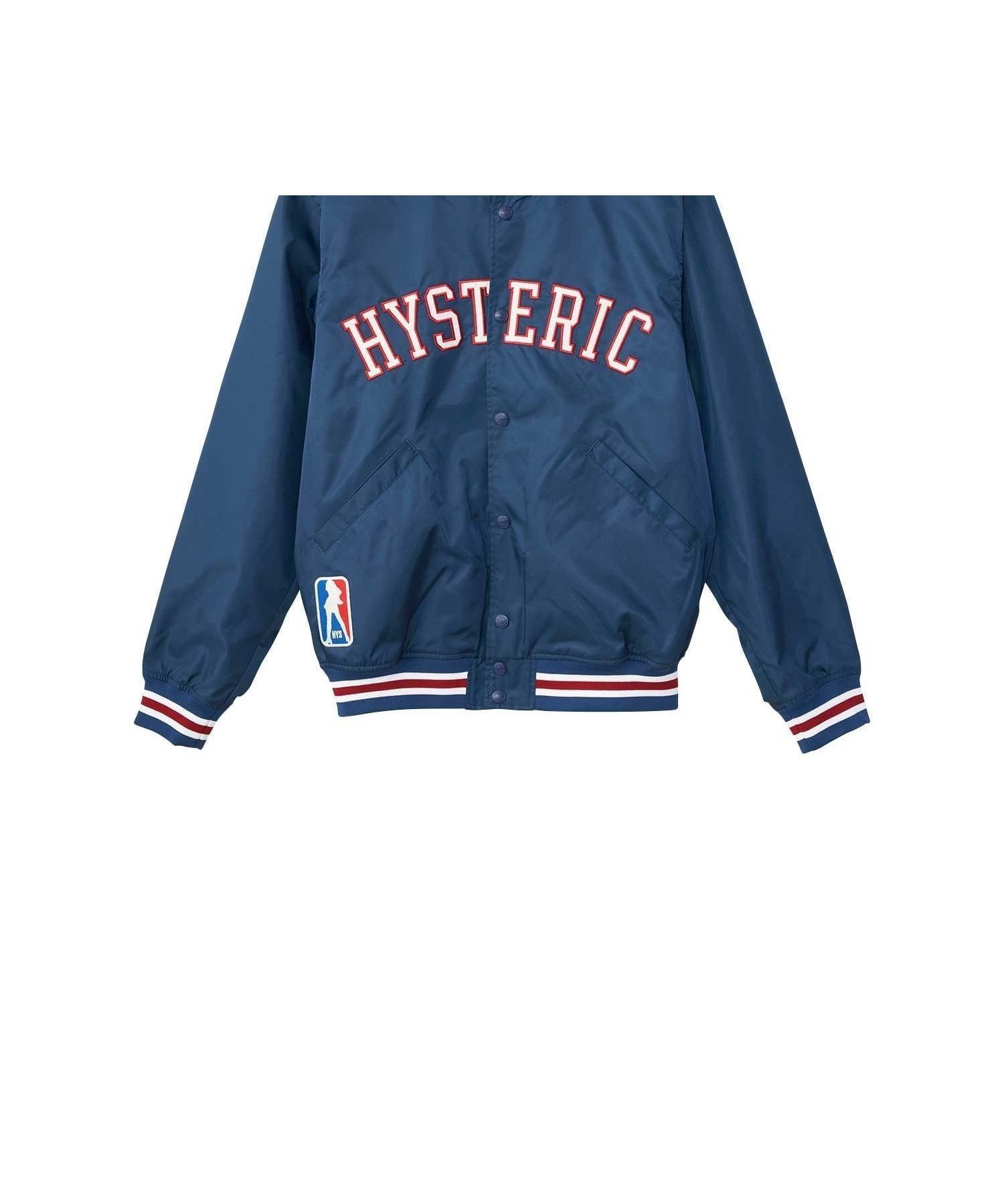 【ヒステリックグラマー/HYSTERIC GLAMOUR / MEN】のHYSTERIC ASSOCIATION スタジャン インテリア・キッズ・メンズ・レディースファッション・服の通販 founy(ファニー) 　ファッション　Fashion　メンズファッション　Fashion for Men　ジャケット　Jacket, Outerwear　スポーツ　Sports, Activewear　プリント　Print, Printed Pattern　モチーフ　Motif, Design Theme　ネイビー|ID: prp329100004647618 ipo3291000000033550109