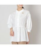 【トゥー ビー シック/TO BE CHIC】のブライトクロス チュニックブラウス 人気、トレンドファッション・服の通販 founy(ファニー) ファッション Fashion レディースファッション Fashion for Women トップス・カットソー Cut & Sew Tops シャツ・ブラウス・オフィスカジュアル Elegant Blouses & Button-Ups ギャザー Gathered, Ruffled ショルダー Shoulder, Shoulder Strap チュニック Tunic, Long Top ドロップ Drop Shoulder, Dropped Style レース Lace, Lace Fabric 羽織 Haori, Light Jacket thumbnail オフホワイト1|ID: prp329100004647627 ipo3291000000033550175