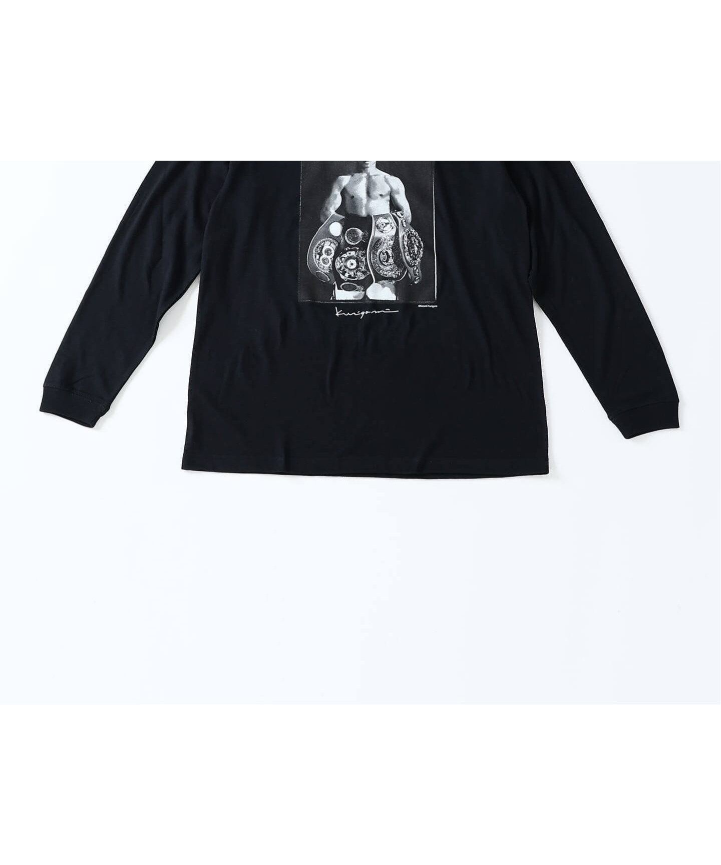【ジャーナルスタンダード/JOURNAL STANDARD / MEN】の井上尚弥 * 操上和美 * JOURNAL STANDARD プリント ロング Tシャツ インテリア・キッズ・メンズ・レディースファッション・服の通販 founy(ファニー) 　ファッション　Fashion　メンズファッション　Fashion for Men　カットソー　Cut and Sewn Top　コレクション　Collection, Seasonal Line　シルバー　Silver, Metallic Silver　シンプル　Simple, Minimal　プリント　Print, Printed Pattern　ロング　Long, Long-Length　おすすめ　Recommended / Our Picks　ブラック A|ID: prp329100004647641 ipo3291000000033550348