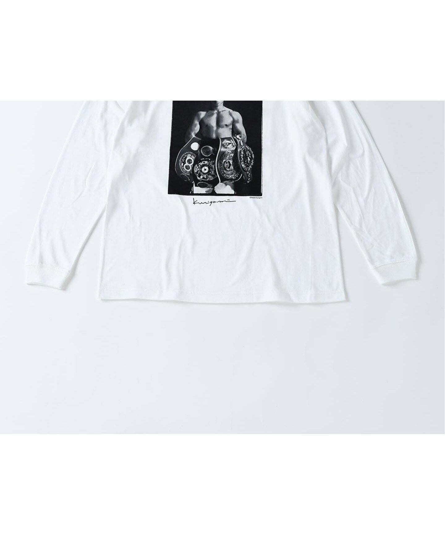 【ジャーナルスタンダード/JOURNAL STANDARD / MEN】の井上尚弥 * 操上和美 * JOURNAL STANDARD プリント ロング Tシャツ インテリア・キッズ・メンズ・レディースファッション・服の通販 founy(ファニー) 　ファッション　Fashion　メンズファッション　Fashion for Men　カットソー　Cut and Sewn Top　コレクション　Collection, Seasonal Line　シルバー　Silver, Metallic Silver　シンプル　Simple, Minimal　プリント　Print, Printed Pattern　ロング　Long, Long-Length　おすすめ　Recommended / Our Picks　ホワイト A|ID: prp329100004647641 ipo3291000000033550352