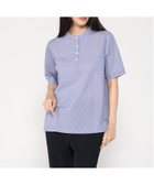 【クロコダイル/CROCODILE】のバンドカラー アーガイル カットソー 人気、トレンドファッション・服の通販 founy(ファニー) ファッション Fashion レディースファッション Fashion for Women トップス・カットソー Cut & Sew Tops カットソー・ベーシックTシャツ Cut-and-Sewn Tops / Stretch Tees & Basics カットソー Cut and Sewn Top エレガント 上品 Elegant thumbnail ダルブルー|ID: prp329100004647642 ipo3291000000033550353