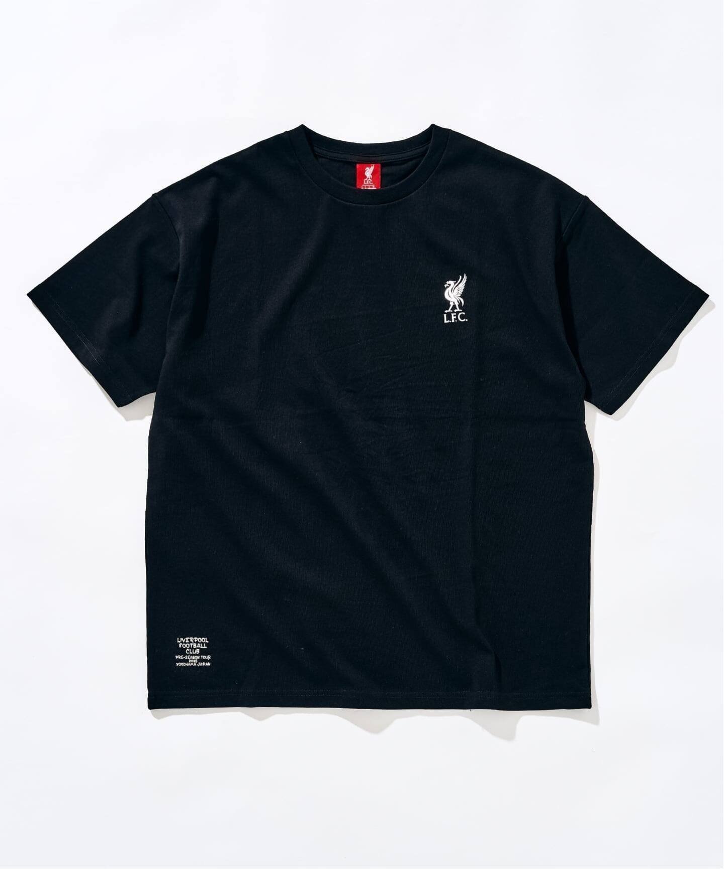 【フォーワンセブン バイ エディフィス/417 by EDIFICE / MEN】の【Liverpool FC / リバプール FC】 3D METALLIC PRINT Tシャツ インテリア・キッズ・メンズ・レディースファッション・服の通販 founy(ファニー) 　ファッション　Fashion　メンズファッション　Fashion for Men　グラフィック　Graphic, Graphic Design　シンプル　Simple, Minimal　プリント　Print, Printed Pattern　ブラック|ID: prp329100004647646 ipo3291000000033550382