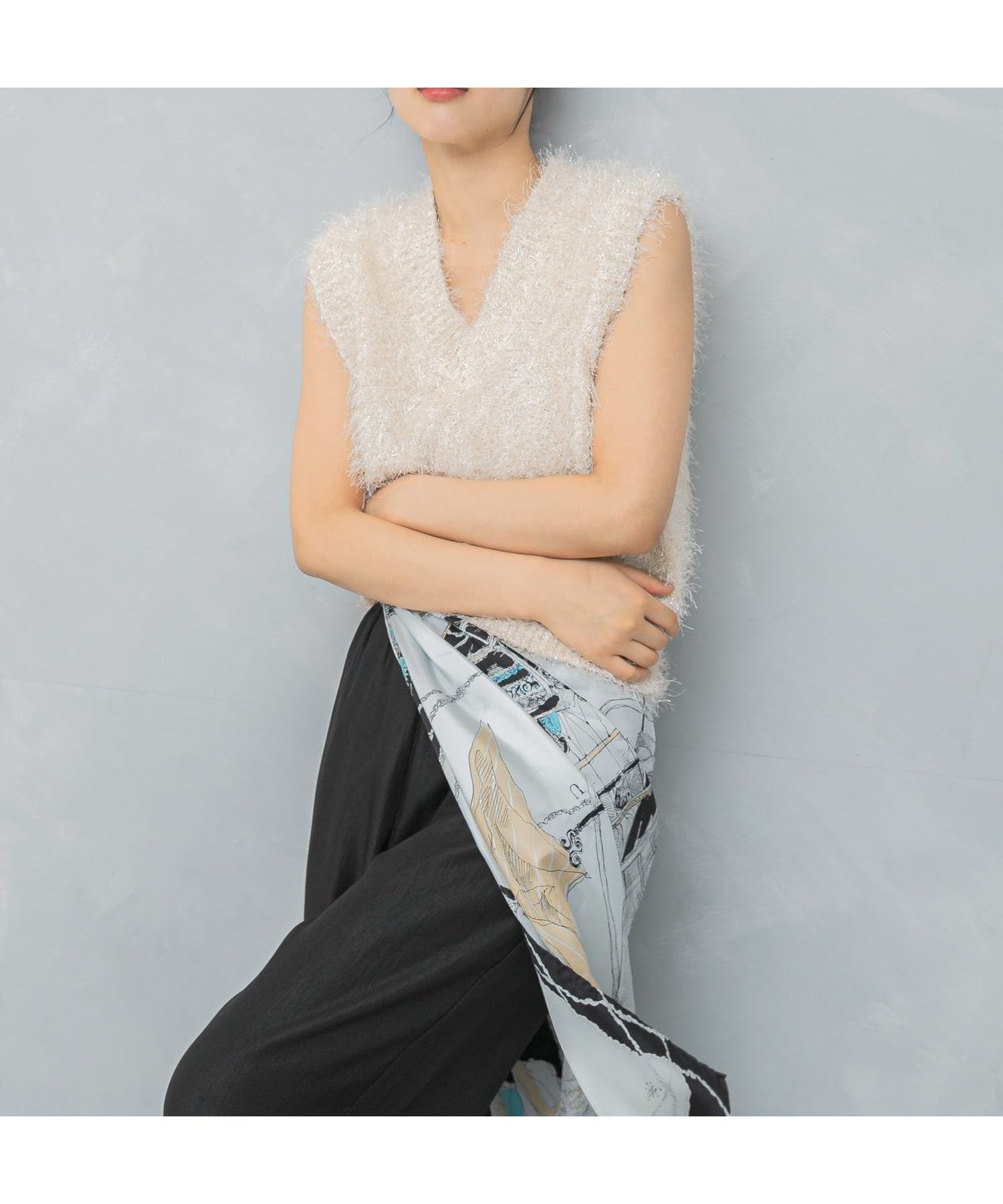 【アーバンリサーチ ロッソ/URBAN RESEARCH ROSSO】のシャギーニットベスト 人気、トレンドファッション・服の通販 founy(ファニー) 　ファッション　Fashion　レディースファッション　Fashion for Women　アウター　Coat / Outerwear Collection　トップス・カットソー　Cut & Sew Tops　ニット　Knit Tops & Sweaters　ベスト&ジレ / 重ね着スタイル　Vests & Gilets　2025年　2025　2025-2026秋冬・A/W　Autumn/Winter 2025–26 AW25–26　冬　Winter / This Winter　シンプル　Simple, Minimal　ベスト　Vest, Waistcoat　ボトム　Bottoms, Lower Wear　エレガント 上品　Elegant　A/W・秋冬　Autumn/Winter　 other-1|ID: prp329100004647658 ipo3291000000033650260