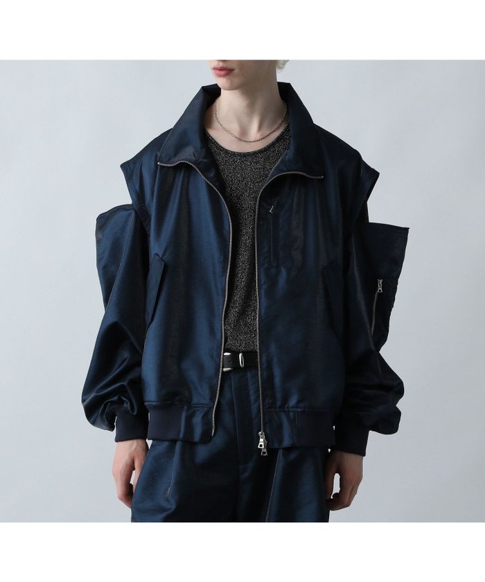 【ハレ/HARE / MEN】の2WAYボリュームMA-1ブルゾン インテリア・キッズ・メンズ・レディースファッション・服の通販 founy(ファニー) https://founy.com/ ファッション Fashion メンズファッション Fashion for Men スリット Slit, Slit Detail セットアップ Set-Up, Coordinated Outfit フロント Front, Front Design ブルゾン Blouson, Bomber Jacket ベスト Vest, Waistcoat ポケット Pocket, Pocket Detail リラックス Relax, Relaxed Fit |ID: prp329100004647661 ipo3291000000033550494