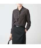 【ニューヨーカー/NEWYORKER】のジオメトリックプリント 長袖ボウタイブラウス 人気、トレンドファッション・服の通販 founy(ファニー) ファッション Fashion レディースファッション Fashion for Women トップス・カットソー Cut & Sew Tops シャツ・ブラウス・オフィスカジュアル Elegant Blouses & Button-Ups インナー Innerwear 春 Spring サテン Satin, Glossy Fabric ジャケット Jacket, Outerwear センター Center, Center Line 長袖 Long Sleeve, Full Sleeve モダン Modern, Contemporary S/S・春夏 SS, Spring/Summer, Warm Season おすすめ Recommended / Our Picks 夏 Summer ビジネス 仕事 通勤 Business / Work / Commuting thumbnail ブラック|ID: prp329100004647668 ipo3291000000033550546