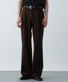 【ハレ/HARE / MEN】のリラックススリムパンツ 人気、トレンドファッション・服の通販 founy(ファニー) ファッション Fashion メンズファッション Fashion for Men ボトムス Bottoms ストレッチ Stretch, Stretchy Fabric スラックス Slacks, Dress Pants スーツ Suit, Formalwear センター Center, Center Line ドレス Dress, One-Piece フレア Flare, Flared リラックス Relax, Relaxed Fit エレガント 上品 Elegant 夏 Summer thumbnail ブラウン58|ID: prp329100004647673 ipo3291000000033550643