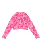 【ア ベイシング エイプ/A BATHING APE】のCOLOR CAMO CROPPED LS TEE L 人気、トレンドファッション・服の通販 founy(ファニー) ファッション Fashion レディースファッション Fashion for Women クロップド Cropped, Short Length スリーブ Sleeve, Long Sleeve / Short Sleeve プリント Print, Printed Pattern ロング Long, Long-Length thumbnail PINK|ID: prp329100004647679 ipo3291000000033550723