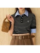 【スナイデル/SNIDEL】のシャツドッキングニットポロ 人気、トレンドファッション・服の通販 founy(ファニー) ファッション Fashion レディースファッション Fashion for Women トップス・カットソー Cut & Sew Tops ニット Knit Tops & Sweaters シャツ・ブラウス・オフィスカジュアル Elegant Blouses & Button-Ups ウェーブ Wavy Pattern 今季 This Season, Current Season ストライプ Stripe, Striped Pattern ストレート Straight, Straight Cut チェック Check, Plaid, Tartan トレンド Trend, Trending Now ドッキング Docking, Mixed Material ポロシャツ Polo Shirt, Collared Tee 無地 Plain, Solid Color おすすめ Recommended / Our Picks thumbnail NVY[089]|ID: prp329100004647693 ipo3291000000033550893