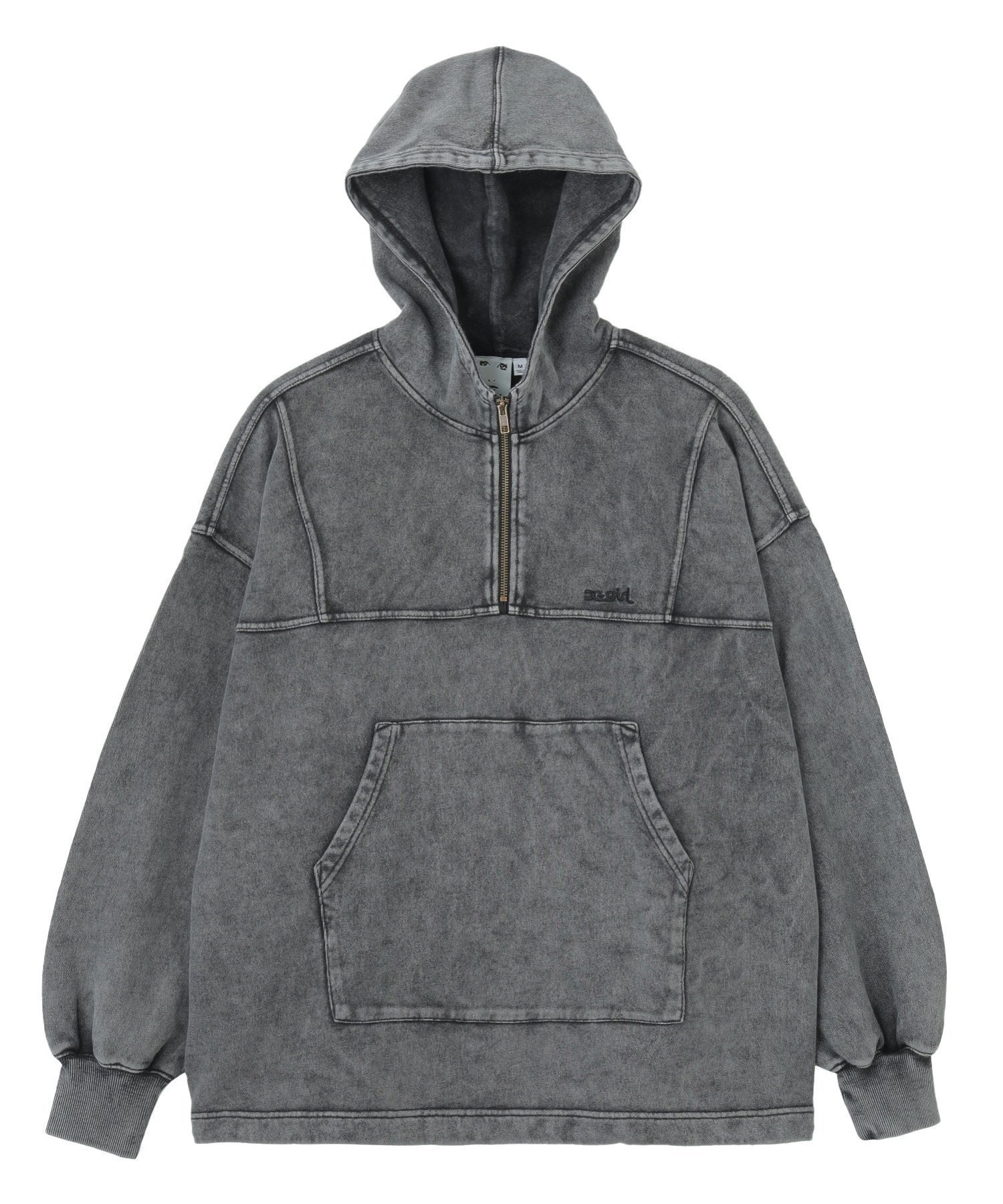 【エックスガール/X-girl】のFADED ANORAK SWEAT HOODIE 【X-girl】 インテリア・キッズ・メンズ・レディースファッション・服の通販 founy(ファニー) 　ファッション　Fashion　レディースファッション　Fashion for Women　トップス・カットソー　Cut & Sew Tops　レディースパーカー・カジュアルフーディー　Casual Hoodies & Sweatshirts　スウェット・クルーネックトップス　Sweatshirts & Crewnecks / Relaxed Fit Sweat Tops　ショート　Short, Short Length　スウェット / スエット　Sweatshirt, Sweatwear　トレンド　Trend, Trending Now　パーカー　Hoodie, Parka　ミニスカート　Mini Skirt, Short Skirt　ロング　Long, Long-Length　ワンポイント　One Point, Statement Accent　おすすめ　Recommended / Our Picks　BLACK|ID: prp329100004647700 ipo3291000000033550959