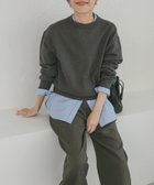 【アーバンリサーチ ドアーズ/URBAN RESEARCH DOORS】の『UR TECH 200日ニット』スウェットライクプルオーバー 杢CHARCOAL|ID: prp329100004647853 ipo3291000000033553318
