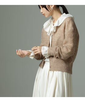 【ナノ ユニバース/nano universe】 モヘヤ混クルーネックニットカーディガン(セットアップ可)人気、トレンドファッション・服の通販 founy(ファニー) ファッション Fashion レディースファッション Fashion for Women トップス・カットソー Cut & Sew Tops ニット Knit Tops & Sweaters カーディガン・羽織り Layered Style Cardigans アンサンブル Ensemble Set ウォッシャブル Machine Washable カットソー Cut and Sewn Top カーディガン Cardigan, Knitwear コンパクト Compact, Small Size シアー Sheer, See-Through シンプル Simple, Minimal セットアップ Set-Up, Coordinated Outfit タンク Tank Top, Sleeveless Top バランス Balance, Style Balance フロント Front, Front Design おすすめ Recommended / Our Picks 2025年 2025 2025春夏・S/S Spring/Summer 2025 SS25 |ID:prp329100004647865