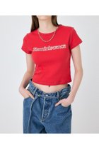 【マウジー/moussy】のCONTRAST ステッチ Tシャツ RED|ID: prp329100004647874 ipo3291000000033553874
