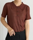 【フリークスストア/FREAK'S STORE】のマルチボーダー シアーポロニット ブラウン|ID: prp329100004647907 ipo3291000000033554658