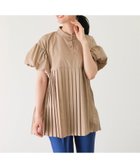 【ジャイロ/JAYRO】のプリーツ切替パフスリーブブラウス ベージュ(27)|ID: prp329100004647914 ipo3291000000033554854