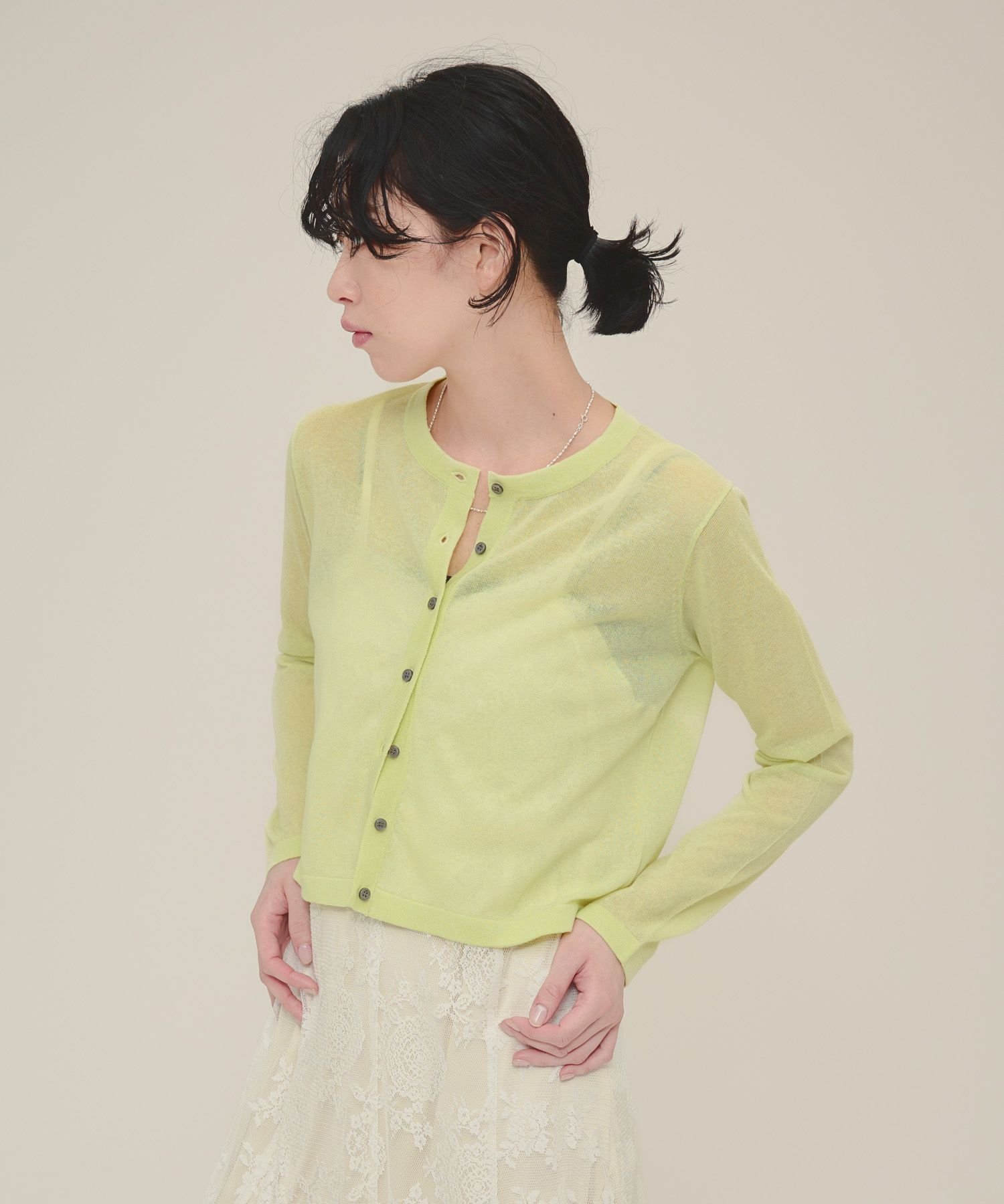 【ジーナシス/JEANASiS】の14G Sheer Short Cardigan インテリア・キッズ・メンズ・レディースファッション・服の通販 founy(ファニー) 　ファッション　Fashion　レディースファッション　Fashion for Women　トップス・カットソー　Cut & Sew Tops　カーディガン・羽織り　Layered Style Cardigans　おすすめ　Recommended / Our Picks　カラフル　Colorful Design　コンパクト　Compact, Small Size　シアー　Sheer, See-Through　エレガント 上品　Elegant　夏　Summer　ライトグリーン|ID: prp329100004647924 ipo3291000000033555050