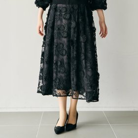 【ローズティアラ/Rose Tiara】のチュールレーススカート 人気、トレンドファッション・服の通販 founy(ファニー) ファッション Fashion レディースファッション Fashion for Women スカート Skirts スタンダード Standard, Basic スマート Smart, Elegant フェミニン Feminine, Girly プリント Print, Printed Pattern ポケット Pocket, Pocket Detail |ID:prp329100004647941