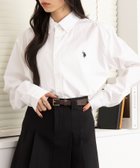 【セットアップセブン/SETUP7】のU.S. POLO ASSN./ワンポイント長袖コットンブロードシャツ ポロ WHT|ID: prp329100004647945 ipo3291000000033555259