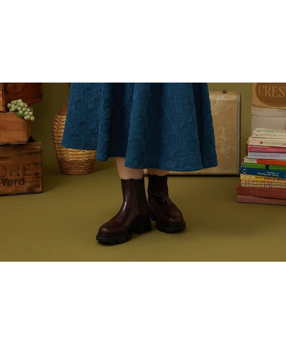 【ホコモモラ/Jocomomola】のFloracion フラワージャカードスカート インテリア・キッズ・メンズ・レディースファッション・服の通販 founy(ファニー) 　ファッション　Fashion　レディースファッション　Fashion for Women　スカート　Skirts　春　Spring　秋　Autumn　カーディガン　Cardigan, Knitwear　シンプル　Simple, Minimal　ジャカード／ジャガード　Jacquard, Woven Pattern　フロント　Front, Front Design　ポケット　Pocket, Pocket Detail　無地　Plain, Solid Color　冬　Winter / This Winter　おすすめ　Recommended / Our Picks　夏　Summer　エレガント 上品　Elegant　ブルー|ID: prp329100004647946 ipo3291000000033555258